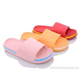 Шльопанці жіночі полегшені Літо W887 mix (12 пар р.36-41) "Elmob" недорого оптом від прямого постачальника
