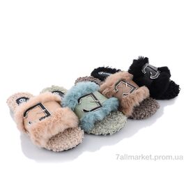 Тапки жіночі для будинку Весна/осінь DL106 mix (12 пар р.36-41) "Elmob" недорого оптом від прямого постачальника