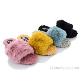 Тапки жіночі для будинку Весна/осінь DL101 mix (24 пар р.36-41) "Elmob" недорого оптом від прямого постачальника