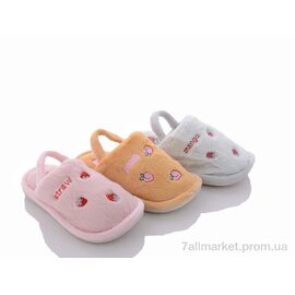 Тапки дитячі домашні Весна/осінь M114 mix (12 пар р.24-29) "Elmob" недорого оптом від прямого постачальника