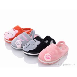 Тапки дитячі домашні Весна/осінь M145 mix (12 пар р.24-29) "Elmob" недорого оптом від прямого постачальника