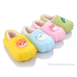 Фотография Тапки детские домашние Весна/осень AM02 mix (12 пар р.25-30) "Elmob" недорого оптом от прямого поставщика