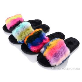 Тапки жіночі для будинку Весна/осінь L71M (12 пар р.36-41) "Elmob" недорого оптом від прямого постачальника