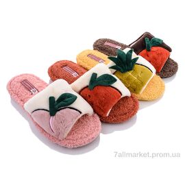 Фотография Тапки женские для дома Весна/осень L77 mix (12 пар р.36-41) "Elmob" недорого оптом от прямого поставщика