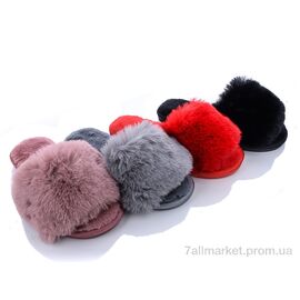 Тапки жіночі для будинку Весна/осінь L41A mix (12 пар р.36-41) "Elmob" недорого оптом від прямого постачальника