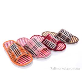 Фотография Тапки женские для дома Весна/осень C61 mix (12 пар р.36-41) "Elmob" недорого оптом от прямого поставщика