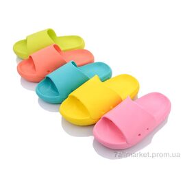 Фотография Шлепки детские летние Лето DW3 mix (15 пар р.25-29) "Elmob" недорого оптом от прямого поставщика