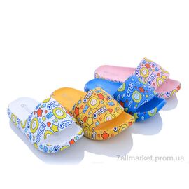 Фотография Шлепки детские летние Лето DW7 mix (12 пар р.30-35) "Elmob" недорого оптом от прямого поставщика