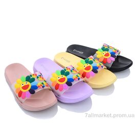 Фотография Шлепки женские облегченные Лето RC17 mix (12 пар р.36-41) "Elmob" недорого оптом от прямого поставщика