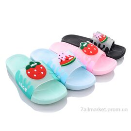 Фотография Шлепки женские облегченные Лето SU06 mix (12 пар р.36-41) "Elmob" недорого оптом от прямого поставщика