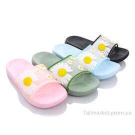 Фотография Шлепки женские облегченные Лето SU11 mix (12 пар р.36-41) "Elmob" недорого оптом от прямого поставщика