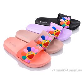 Фотография Шлепки женские облегченные Лето SU20 mix (12 пар р.36-41) "Elmob" недорого оптом от прямого поставщика