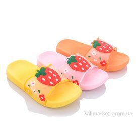 Фотография Шлепки детские летние Лето KM41 mix (12 пар р.30-35) "Elmob" недорого оптом от прямого поставщика
