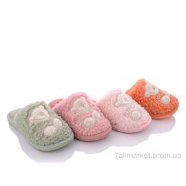 Тапки жіночі для будинку Весна/осінь L109 mix (12 пар р.36-41) "Elmob" недорого оптом від прямого постачальника