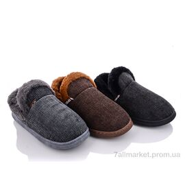 Фотография Тапки мужские домашние зима U540 mix (12 пар р.40-45) "Elmob" недорого оптом от прямого поставщика