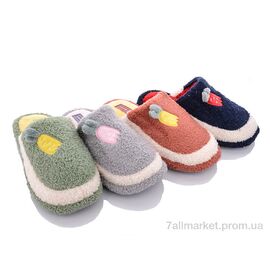 Фотография Тапки женские для дома Весна/осень ST17 mix (12 пар р.36-41) "Elmob" недорого оптом от прямого поставщика