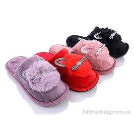 Фотография Тапки женские для дома Весна/осень ST22 mix (12 пар р.36-41) "Elmob" недорого оптом от прямого поставщика