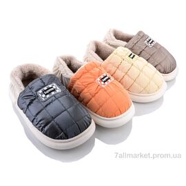 Фотография Тапки женские для дома зима PL10 mix (24 пар р.36-41) "Elmob" недорого оптом от прямого поставщика