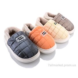 Фотография Тапки женские для дома зима PL10A mix (12 пар р.36-41) "Elmob" недорого оптом от прямого поставщика