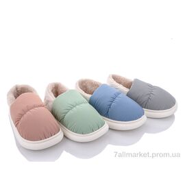 Фотография Тапки женские для дома зима PL12 mix (12 пар р.36-41) "Elmob" недорого оптом от прямого поставщика