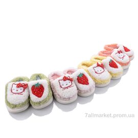 Фотография Тапки детские домашние Весна/осень M178 mix (12 пар р.24-29) "Elmob" недорого оптом от прямого поставщика