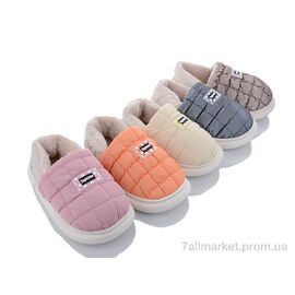 Фотография Тапки женские для дома зима PL14 mix (12 пар р.36-45) "Elmob" недорого оптом от прямого поставщика