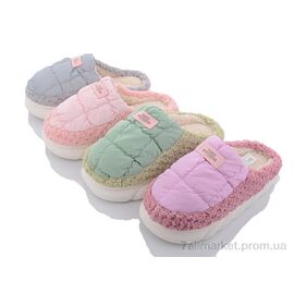 Фотография Тапки женские для дома Весна/осень PL02 mix (12 пар р.36-41) "Elmob" недорого оптом от прямого поставщика