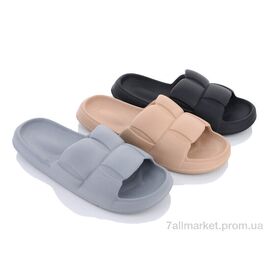 Фотография Шлепки женские облегченные Лето W820 mix (12 пар р.36-41) "Elmob" недорого оптом от прямого поставщика