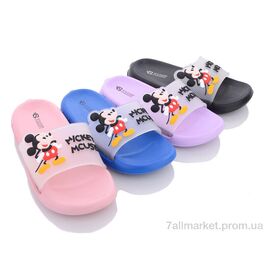 Фотография Шлепки детские летние Лето KM47 mix (12 пар р.30-35) "Elmob" недорого оптом от прямого поставщика