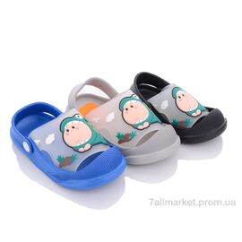 Фотография Шлепки детские летние Лето CR16 mix (12 пар р.24-29) "Elmob" недорого оптом от прямого поставщика