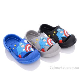 Фотография Шлепки детские летние Лето CR17 mix (12 пар р.24-29) "Elmob" недорого оптом от прямого поставщика