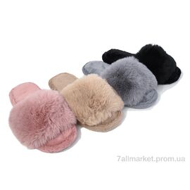 Фотография Тапки женские для дома Весна/осень L41D mix (12 пар р.36-41) "Elmob" недорого оптом от прямого поставщика