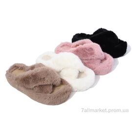 Фотография Тапки женские для дома Весна/осень PL48A-3 mix (12 пар р.35-40) "Elmob" недорого оптом от прямого поставщика