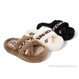 Фотография Тапки женские для дома Весна/осень PL48A-7 mix (12 пар р.36-41) "Elmob" недорого оптом от прямого поставщика