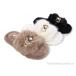 Фотография Тапки женские для дома Весна/осень L1818 mix (12 пар р.36-41) "Elmob" недорого оптом от прямого поставщика