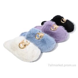 Фотография Тапки женские для дома Весна/осень L1822 mix (24 пар р.36-41) "Elmob" недорого оптом от прямого поставщика