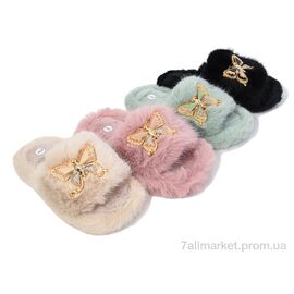 Фотография Тапки детские домашние Весна/осень L1815 mix (12 пар р.30-35) "Elmob" недорого оптом от прямого поставщика