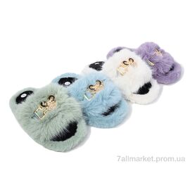 Фотография Тапки детские домашние Весна/осень L1813 mix (12 пар р.30-35) "Elmob" недорого оптом от прямого поставщика