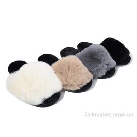 Тапки жіночі для будинку Зима L71K mix (12 пар р.36-41) "Elmob" недорого оптом від прямого постачальника
