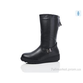 Чоботи жіночі зручні Зима Y205-1 (8 пар р.37-41) "Obuvok" недорого оптом від прямого постачальника