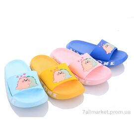 Фотография Шлепки детские летние Лето KM53 mix (12 пар р.30-35) "Elmob" недорого оптом от прямого поставщика