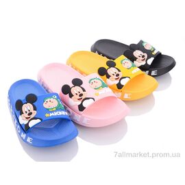 Фотография Шлепки детские летние Лето KM51 mix (12 пар р.30-35) "Elmob" недорого оптом от прямого поставщика