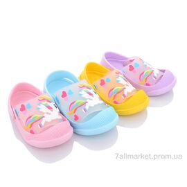 Фотография Шлепки детские летние Лето CR19 mix (12 пар р.24-29) "Elmob" недорого оптом от прямого поставщика