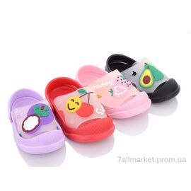 Фотография Шлепки детские летние Лето CR20 mix (12 пар р.24-29) "Elmob" недорого оптом от прямого поставщика