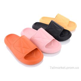 Шльопанці жіночі полегшені Літо W863 mix (12 пар р.36-41) "Elmob" недорого оптом від прямого постачальника
