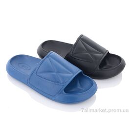 Фотография Шлепки мужские пляжные Лето W858 mix (12 пар р.40-45) "Elmob" недорого оптом от прямого поставщика