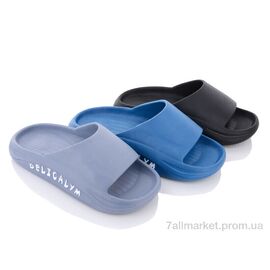 Фотография Шлепки мужские пляжные Лето W859 mix (12 пар р.40-45) "Elmob" недорого оптом от прямого поставщика