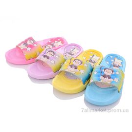 Фотография Шлепки детские летние Лето KM57A mix (12 пар р.24-29) "Elmob" недорого оптом от прямого поставщика