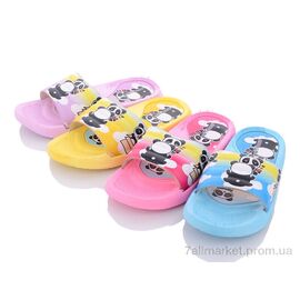 Фотография Шлепки детские летние Лето KM58A mix (12 пар р.24-29) "Elmob" недорого оптом от прямого поставщика