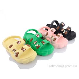 Босоніжки жіночі літні Літо W873 mix (12 пар р.35-40) "Elmob" недорого оптом від прямого постачальника